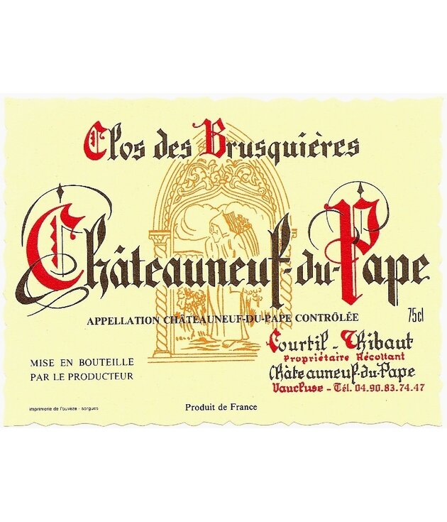 Clos de Brusquieres Chateauneuf du Pape 2021 750ml