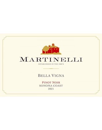 Martinelli Pinot Noir 'Bella Vigna'  2021 750ml