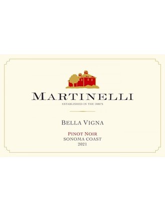 Martinelli Pinot Noir 'Bella Vigna'  2022 750ml