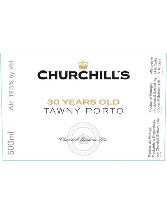 Churchill's  30 Year Old Tawny Port 750ml