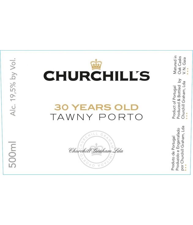 Churchill's  30 Year Old Tawny Port 750ml