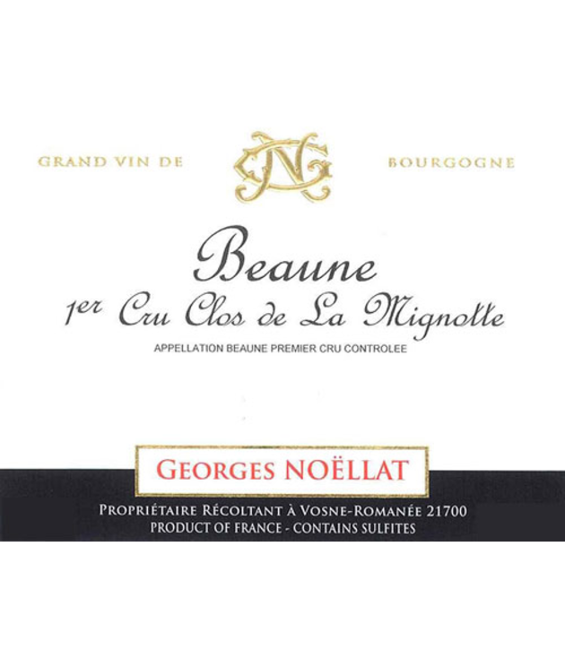 Georges Noellat  Beaune 1er Cru 'Clos de la Mignotte 2020 750ml