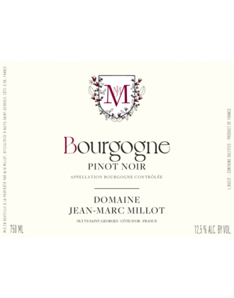 Jean-Marc Millot Bourgogne Rouge 2015 750ml