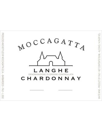Moccagatta Chardonnay Langhe 2022 750ml