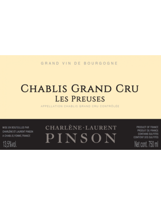 Pinson Chablis Grand Cru Les Preuses 2021