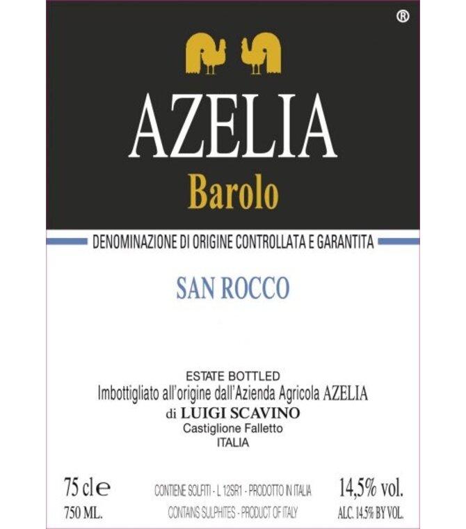 Azelia Barolo San Rocco 2018 750ml