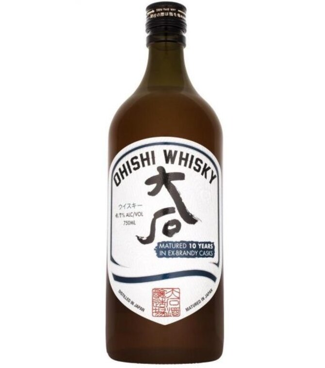 Ohishi Whisky Brandy Cask 10 Year 750ml