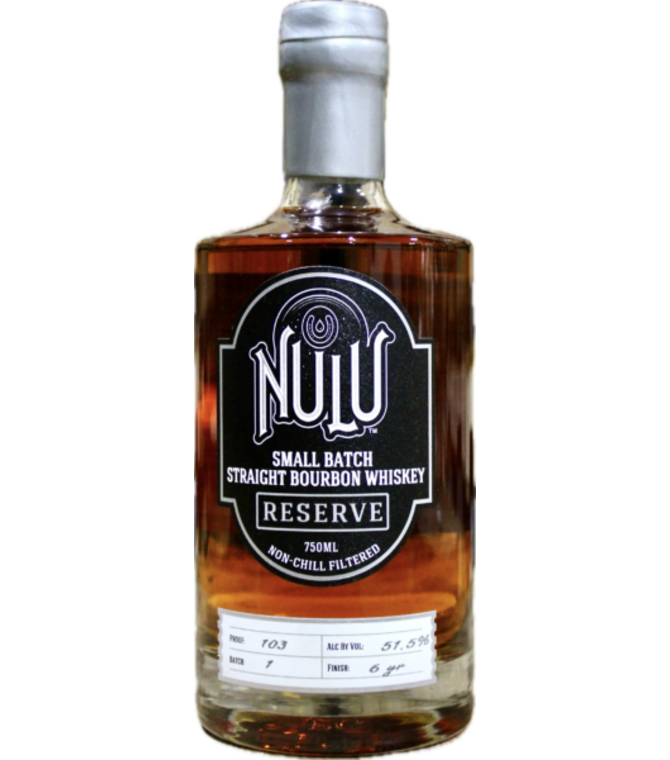 NULU Straight Bourbon Reseve 750ml
