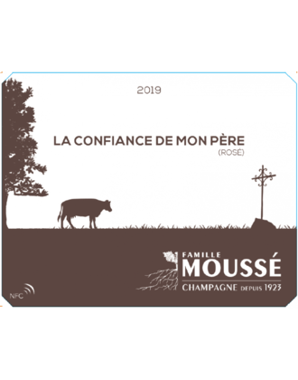 Mousse Fils Champagne Le Confiance de Mon Pere Rose de Saignee 2019 750ml