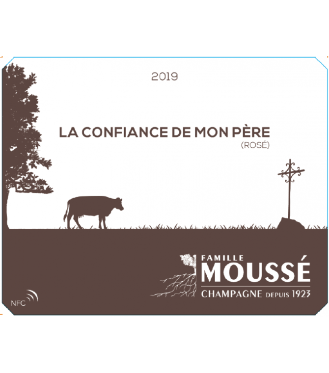 Mousse Fils Champagne Le Confiance de Mon Pere Rose de Saignee 2019 750ml