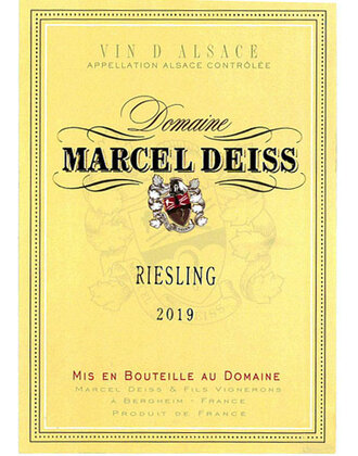Marcel Deiss Alsace Riesling 2021 750ml