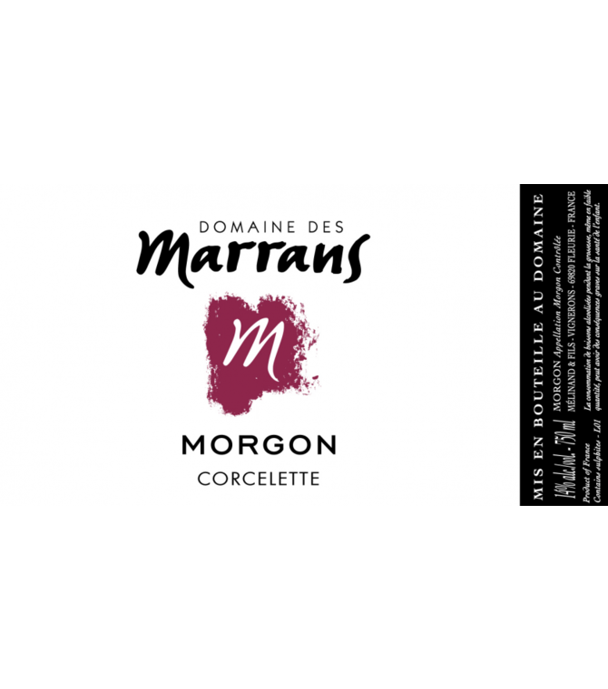 Marrans Morgon 'Corcelette'  2021 750ml