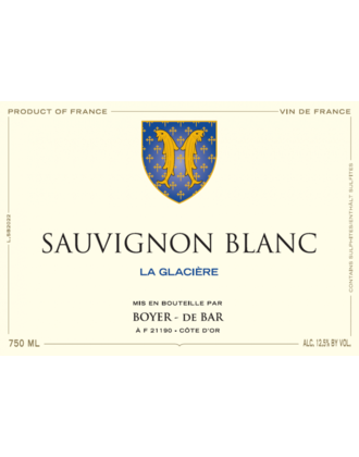 Boyer de Bar Sauvignon Blanc 'La Glaciere' 2024 750ml