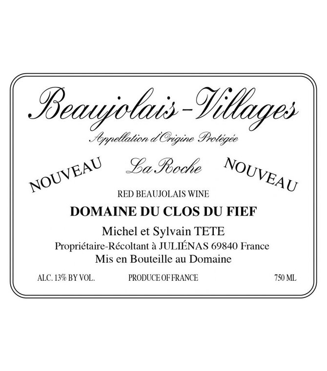 Michel Tete Beaujolais Nouveau 'La Roche' 2025 750ml