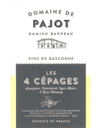 Domaine de Pajot Gascogne Les 4 Cepages 2024 750ml
