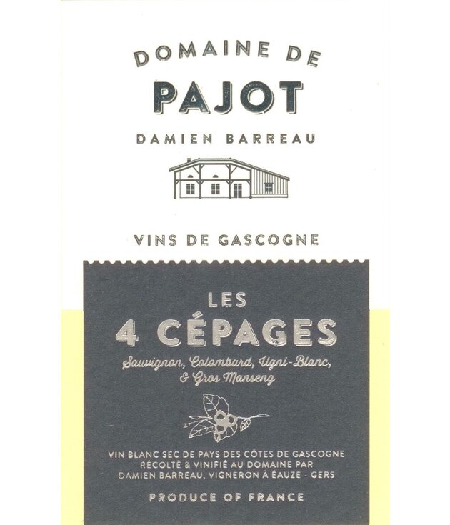 Domaine de Pajot Gascogne Les 4 Cepages 2024 750ml