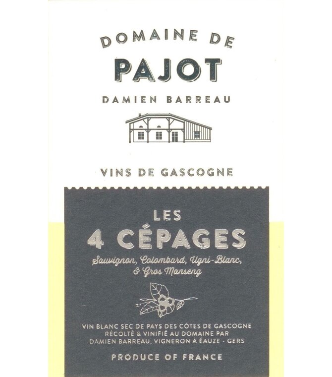 Domaine de Pajot Gascogne Les 4 Cepages 2024 750ml