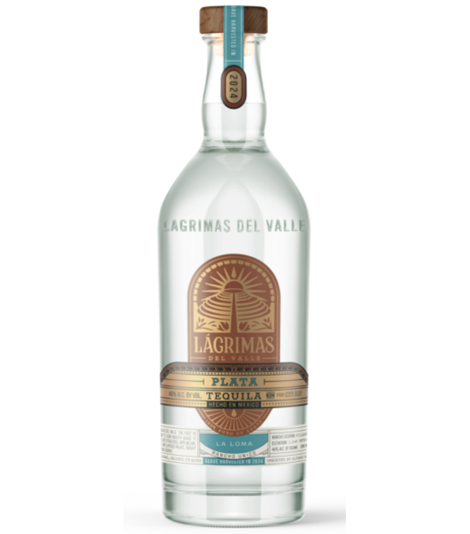Lagrimas del Valle Tequila Plata 'La Loma' 750ml