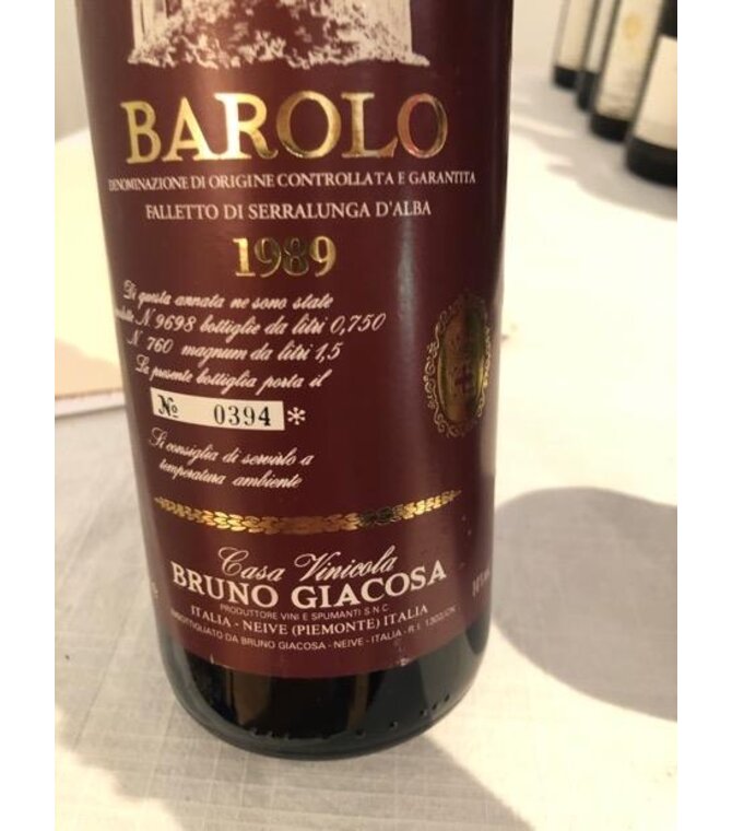 Bruno Giacosa Barolo Falletto di Serralunga Riserva 1989 750ml
