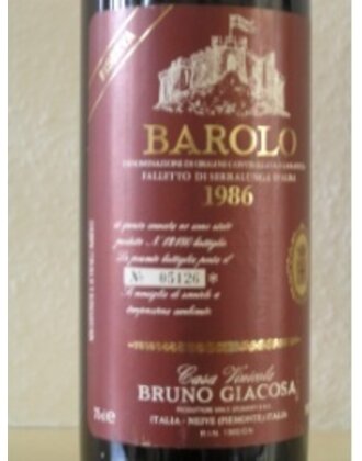 Bruno Giacosa Barolo Falletto Riserva 1986 750ml