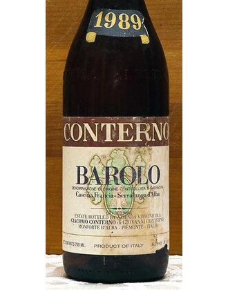 Giacomo Conterno Barolo Cascina Francia 1989 750ml