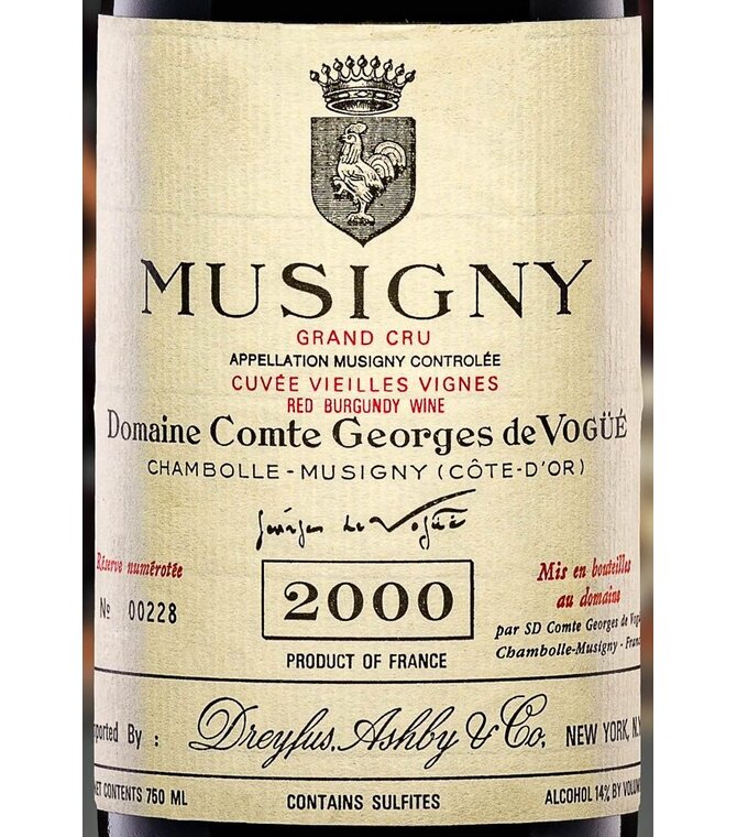 Comte Georges de Vogue Musigny 2000 750ml