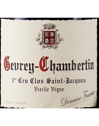 Domaine Fourrier Gevrey Chambertin Clos St Jacques 1999 750ml