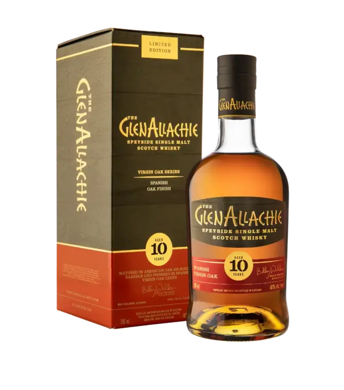 Glen Allachie Scotch 10 Yr Virgin Spanish Oak 750ml