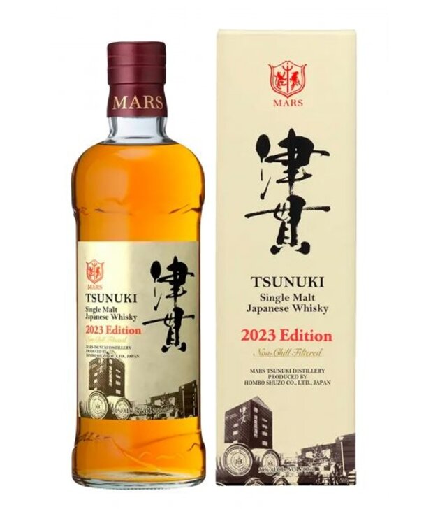 Mars Whisky 2023 Edition Tsunuki Non Chill Filtered Single Malt Japanese Whisky 700ml