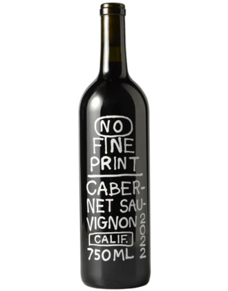 No Fine Print Cabernet Sauvignon 2022 750ml