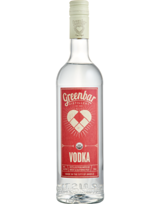 Greenbar Organic Vodka  750ml