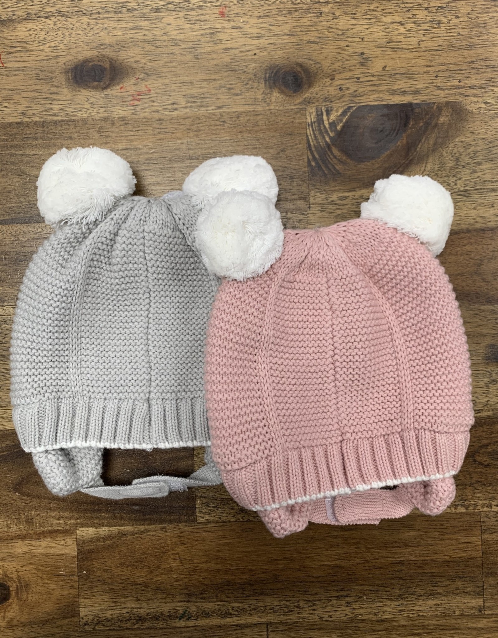 Cali Kids Knit Hat Pom Raspberry Rascals