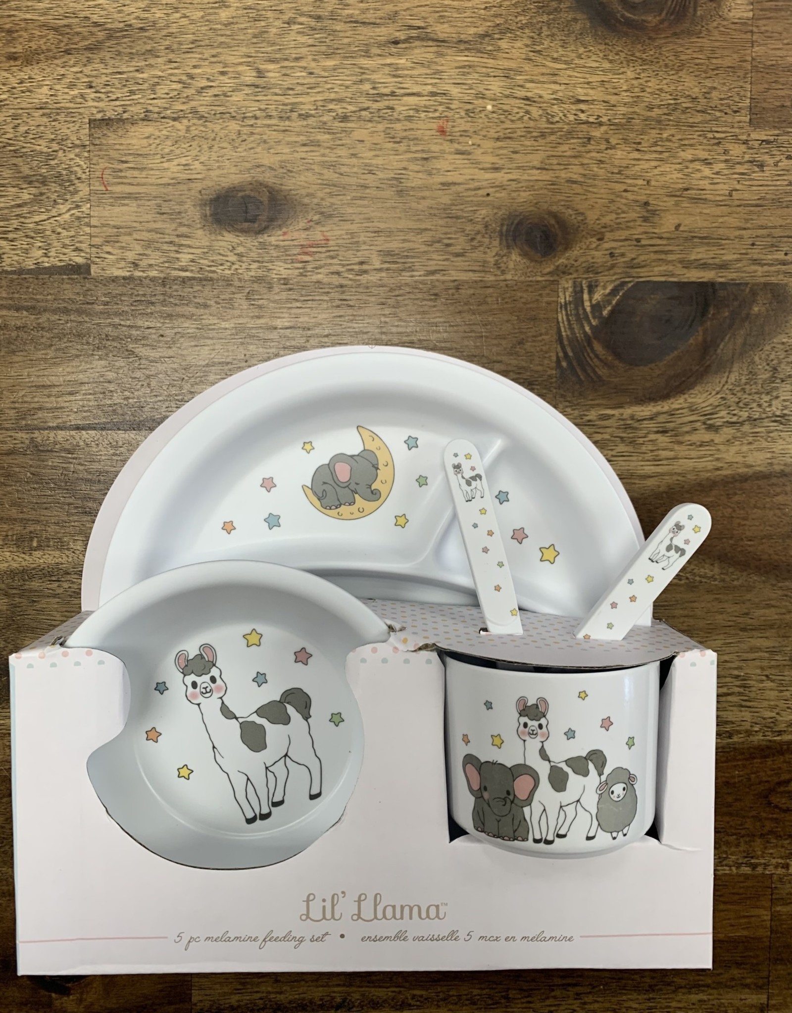 Lil Lama Dinner Set Raspberry Rascals