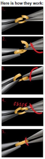 906S-8.0 = Jumplock Sterling Silver 8mm OD x 16ga  (Pkg of 5)