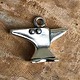 CM0003 = Anvil Charm Sterling Silver