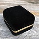 DBX1636E = Black Rich Velvet Earring Box with Goldtone Trim (Each)