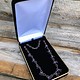 DBX1670 = Black Rich Velvet Necklace Box with Goldtone Trim (Each)