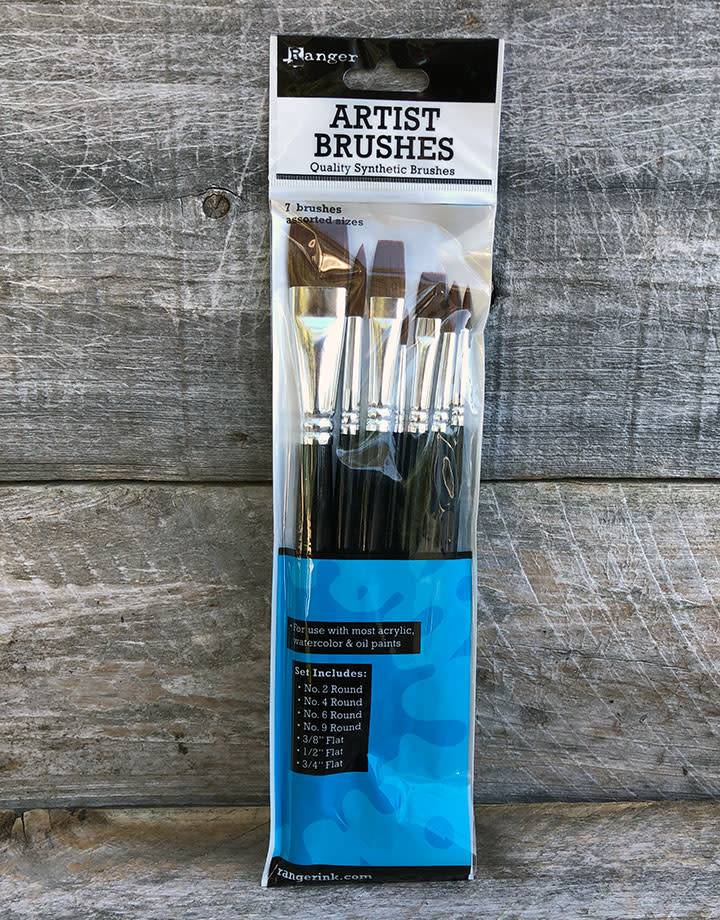 BU40842 = Ranger Artists's Brush Set 7pcs