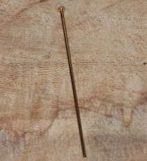 807F-10 = GOLD FILLED - HEAD PIN - 1.5''x.030'' (20ga/.8mm) WIRE