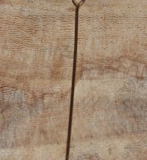 808F-11 = Eye Pin .025'' x 1.5'' (22ga/.65mm) Gold Filled (Pkg of 10)