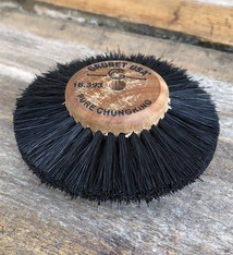 Grobet USA 16.393 = Wood Hub Bristle Brush 4 Rows 3'' dia.