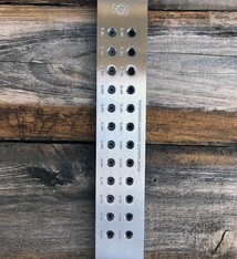 DP553 = Round Tungsten Drawplate 24 Holes  2.3 to 6.0mm