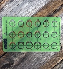 Du-Matt 21.02855 = Matt Wax Design Template for Rings