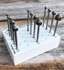 Panther Burs 77.1498 = Setting Bur Set Tungsten/Vanadium (3.0 to 8.0mm) 12pcs