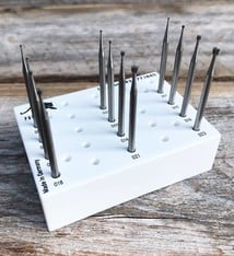 Panther Burs 77.1840 = INVERTED CONE BUR SET (0.6 to 2.3mm) 12pcs