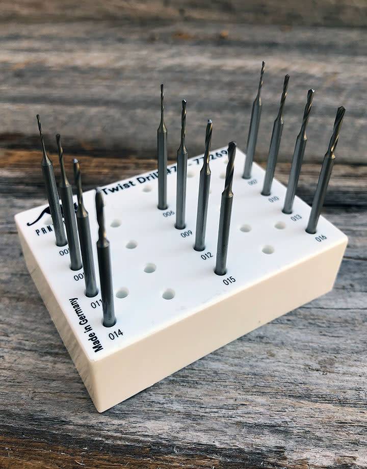 77.2699 = Uniform Shank Twist Drill Set 12pcs (Sizes 0.5 to 1.6mm)