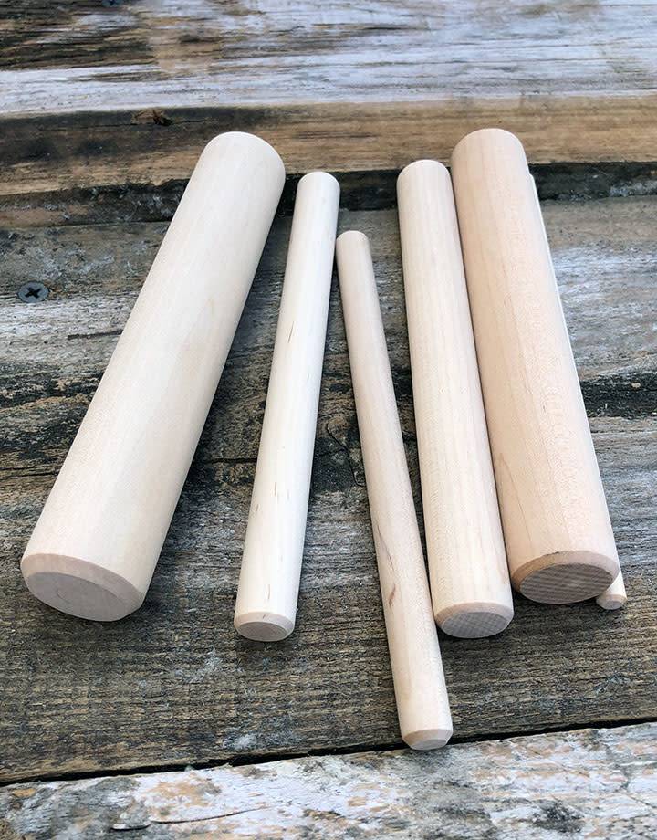 MD4001 = Wood Mandrels - Set of 6