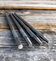 HA1102 = Round Flat End Punch Set (4pc) for Whaley Hammer