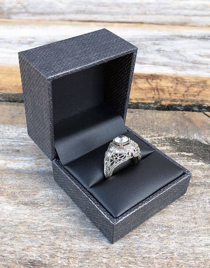 grey ring box