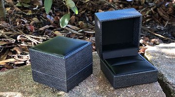 Grey/Black Leatherette Boxes